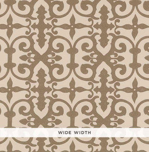 Schumacher Wallpaper Ferne Park Berber Brown 5008046