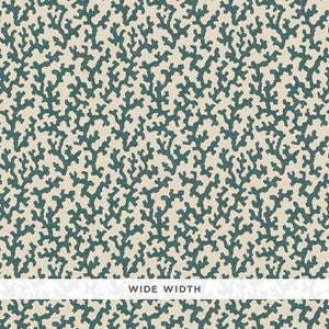 Schumacher Wallpaper Folly Peacock Blue 5008005