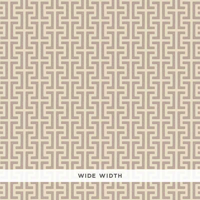 Temple Lilac 5008050 by Schumacher Designer Wallpaper Veere Grenney 4.5" - Swanky Fabrics -