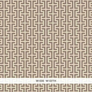 Schumacher Wallpaper Temple Berber Brown 5008056