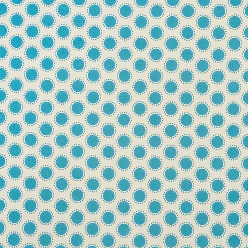 Oompa Ii Indoor/Outdoor Aqua 176631 by Schumacher Designer Fabric Studio Bon 6.0" - Swanky Fabrics -