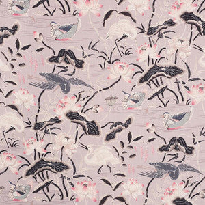 Schumacher Fabric Lotus Garden Lilac 172937
