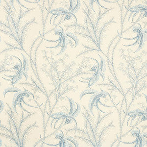 Schumacher Fabric Ocean Toile Delft 176990