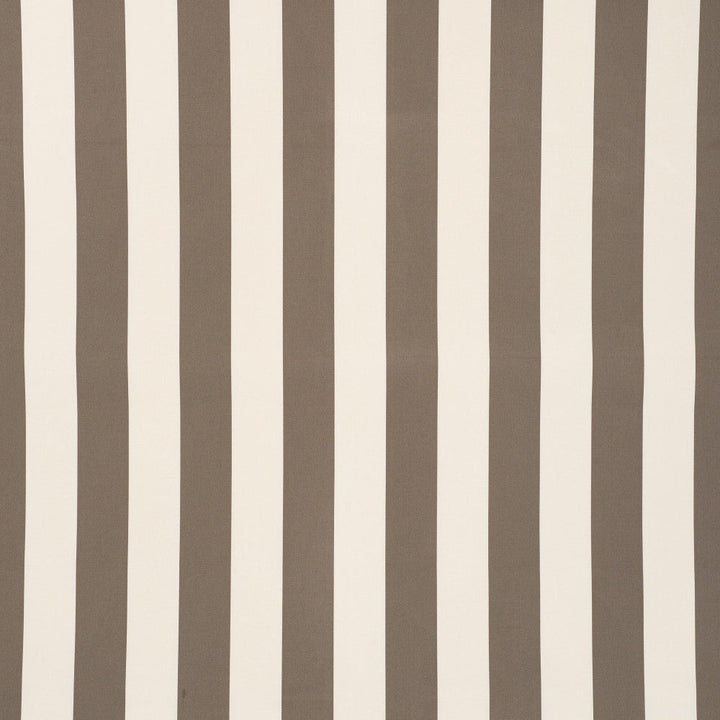 Cabana Stripe Indoor/Outdoor Taupe 71754 by Schumacher Designer Fabric Essentials: Indoor/Outdoor Prints & Wovens 7.0" - Swanky Fabrics -