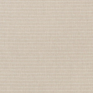 Schumacher Fabric Manning Stripe Indoor/Outdoor White/Natural 71812