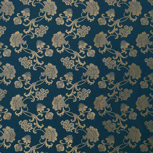 Schumacher Fabric Margaux Peacock Shimmer 71843