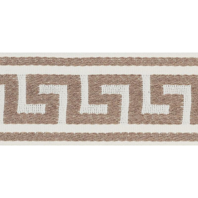 Ganton Tape Indoor/Outdoor Taupe 72390 by Schumacher Designer Trim Indoor-Outdoor Trims - Swanky Fabrics -