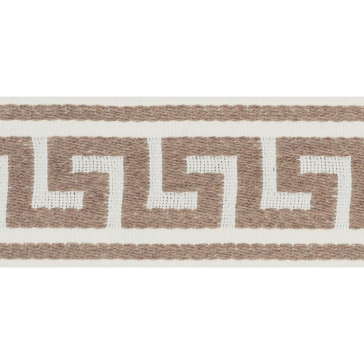 Ganton Tape Indoor/Outdoor Taupe 72390 by Schumacher Designer Trim Indoor-Outdoor Trims - Swanky Fabrics -