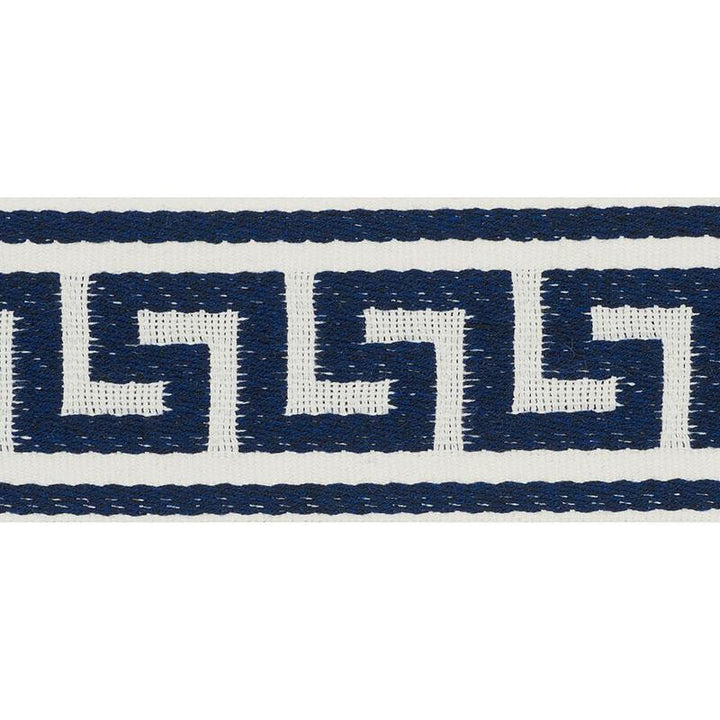 Ganton Tape Indoor/Outdoor Navy 72394 by Schumacher Designer Trim Indoor-Outdoor Trims - Swanky Fabrics -