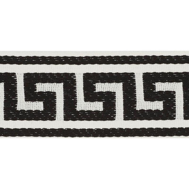 Ganton Tape Indoor/Outdoor Black 72395 by Schumacher Designer Trim Indoor-Outdoor Trims - Swanky Fabrics -