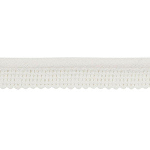 Schumacher Trim Eubie Lip Cord Indoor/Outdoor White 72420
