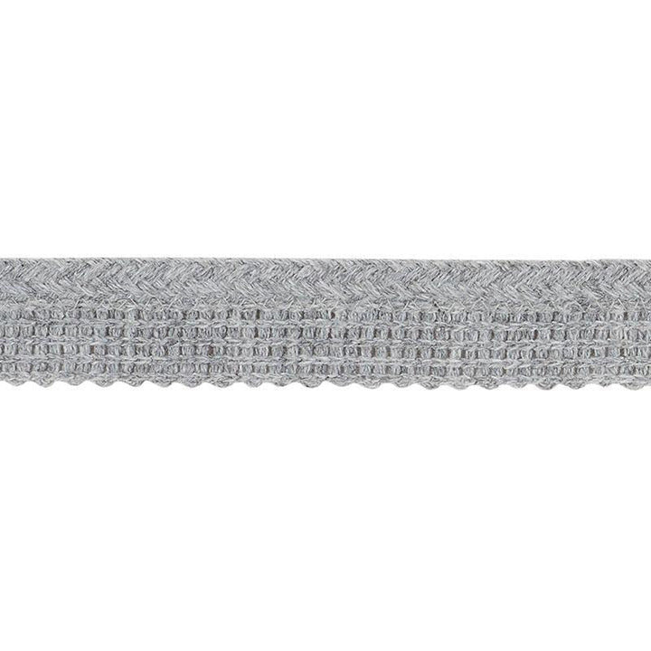 Eubie Lip Cord Indoor/Outdoor Grey 72423 by Schumacher Designer Trim Indoor-Outdoor Trims - Swanky Fabrics -