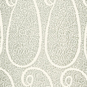 Schumacher Fabric Ambala Paisley Fog 174642
