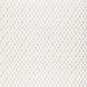 Schumacher Wallpaper Chain Link Silver 5004751