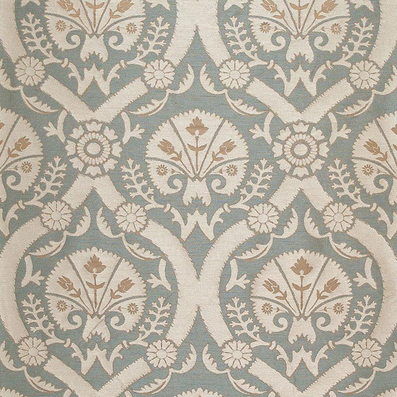 Taza Damask Dusk 65770 by Schumacher Designer Fabric Chroma 7.0" - Swanky Fabrics -
