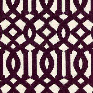 Schumacher Fabric Imperial Trellis Velvet Byzantine 65592