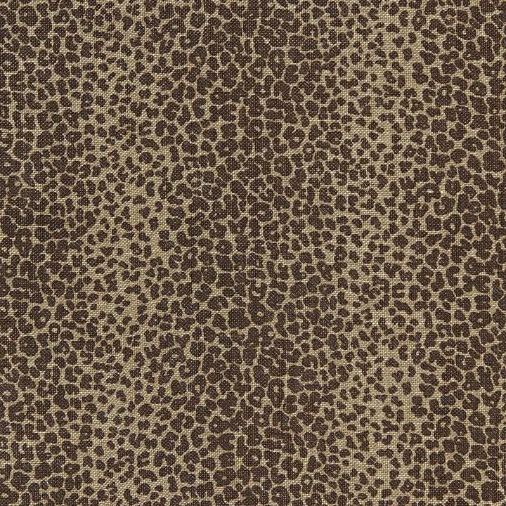 Leopard Linen Print Java 174840 by Schumacher Designer Fabric Chroma 9.0" - Swanky Fabrics -