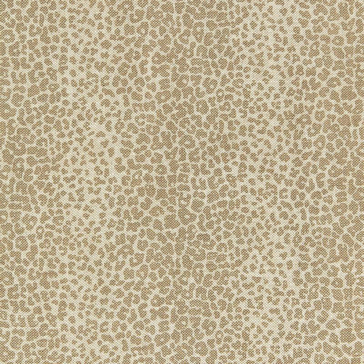Leopard Linen Print Sesame 174842 by Schumacher Designer Fabric Chroma 9.0" - Swanky Fabrics -
