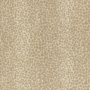 Schumacher Fabric Leopard Linen Print Sesame 174842