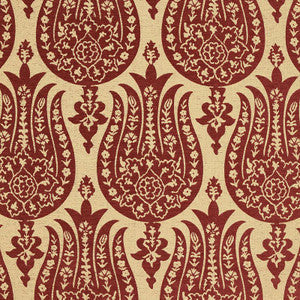 Schumacher Fabric Izmir Chenille Red Earth 65862