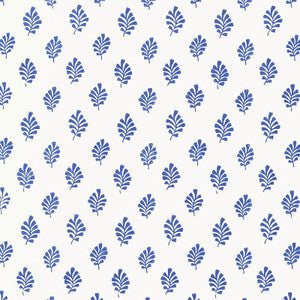 Schumacher Wallpaper Bakara Leaf Delft 5005231