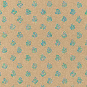 Schumacher Wallpaper Kaladera Turquoise 5005254