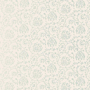 Schumacher Wallpaper Sarana Vine Water Blue 5005272