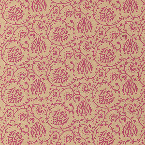 Schumacher Wallpaper Sarana Vine Cerise 5005273