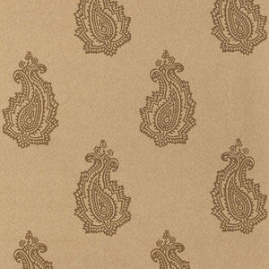 Schumacher Wallpaper Madras Paisley Tabac 5005303