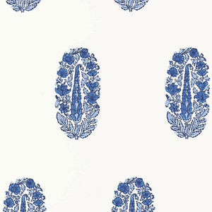 Schumacher Wallpaper Askandra Flower Delft 5005311