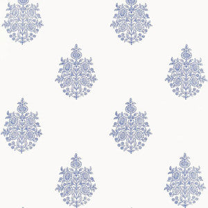 Schumacher Wallpaper Asara Flower Delft 5005321