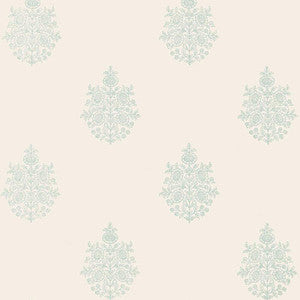Schumacher Wallpaper Asara Flower Water Blue 5005322