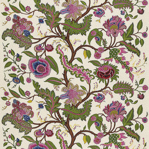 Schumacher Fabric Sinhala Linen Print Jewel 174814