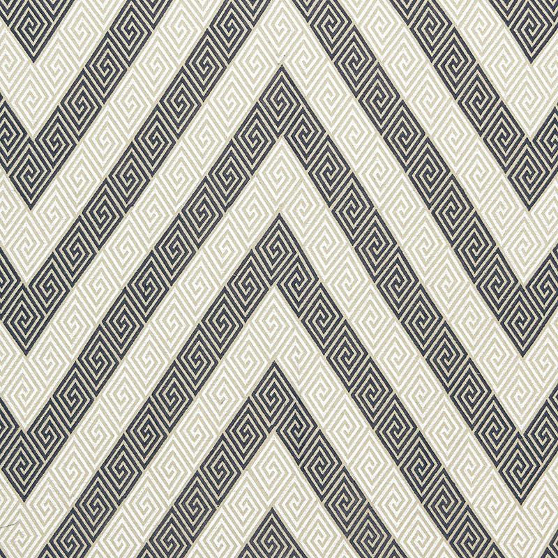 Nebaha Embroidery Charcoal 65792 by Schumacher Designer Fabric Ottoman Chic 25.38" - Swanky Fabrics -