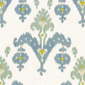 Schumacher Fabric Raja Embroidery Sky 65811