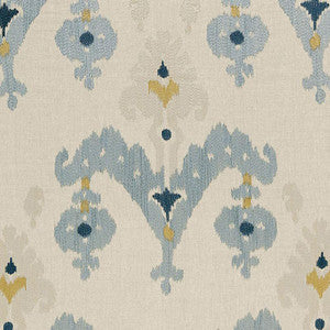 Schumacher Fabric Raja Embroidery Stone 65813