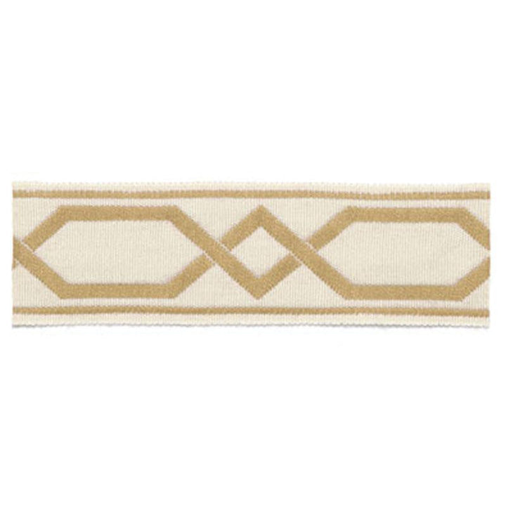 Saint Tropez Braid Sand 63094 by Schumacher Designer Trim Plein Air Trimmiings - Swanky Fabrics -
