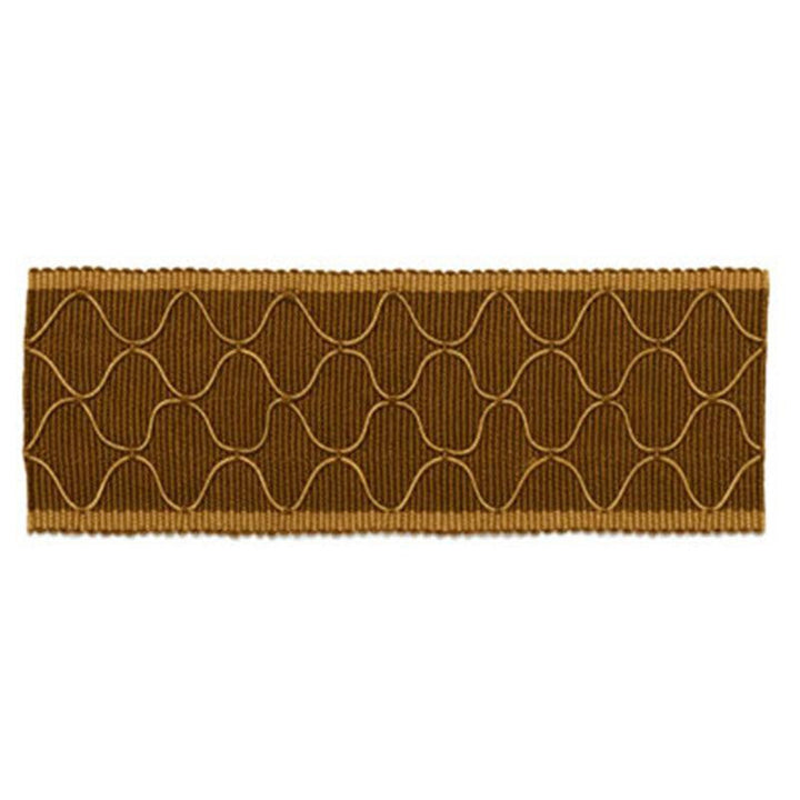 Kent Braid Mocha 63172 by Schumacher Designer Trim Somerset - Swanky Fabrics -