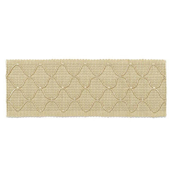 Kent Braid Oyster 63175 by Schumacher Designer Trim Somerset - Swanky Fabrics -