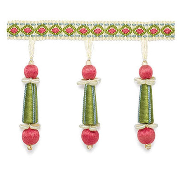 Addington Molded Tassel Fringe Bloom 63281 by Schumacher Designer Trim Somerset - Swanky Fabrics -