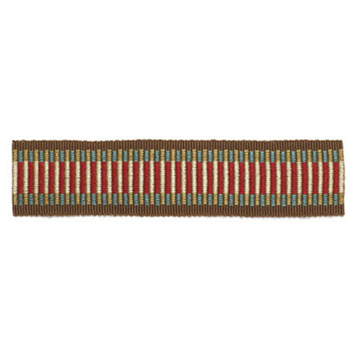 Litchfield Braid Rosewood 63330 by Schumacher Designer Trim Somerset - Swanky Fabrics -