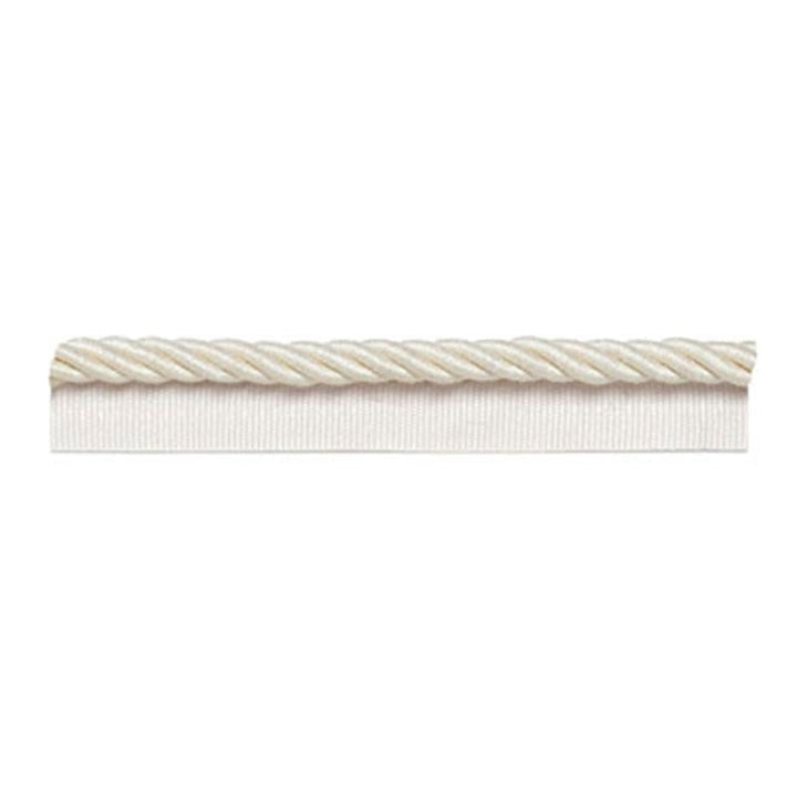 Capri Lipcord Vanilla 63355 by Schumacher Designer Trim Plein Air Trimmings - Swanky Fabrics -