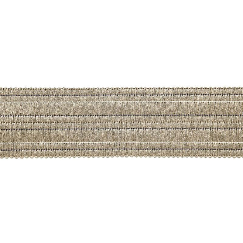 Vincent Linen Braid Chanterelle 65401 by Schumacher Designer Trim Au Naturel - Swanky Fabrics -