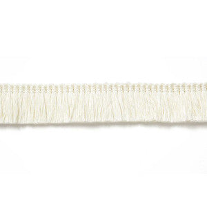 Schumacher Trim Zoe Linen Ruche Blanc 65440