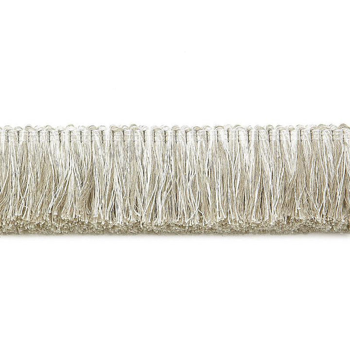 Anton Linen Ruche Flax 65450 by Schumacher Designer Trim Au Naturel - Swanky Fabrics -