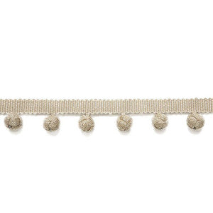Schumacher Trim Pierre Bobble Fringe Greige 65511