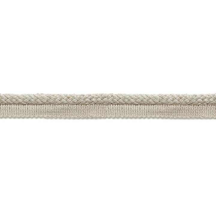 Henri Braided Lipcord Greige 65521 by Schumacher Designer Trim Au Naturel - Swanky Fabrics -