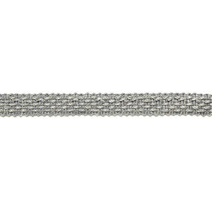 Schumacher Trim Bertrand Linen Braid Zinc 65533