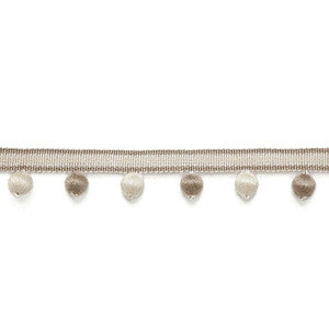 Schumacher Trim Madeleine Bobble Fringe Greige 65550