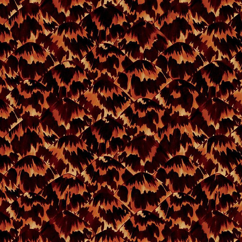 Tortoise Natural 5007450 by Schumacher Designer Wallpaper Celerie Kemble 27.0" - Swanky Fabrics -